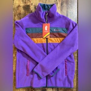 NWT xl women’s Cotopaxi fleece Teca jacket purple